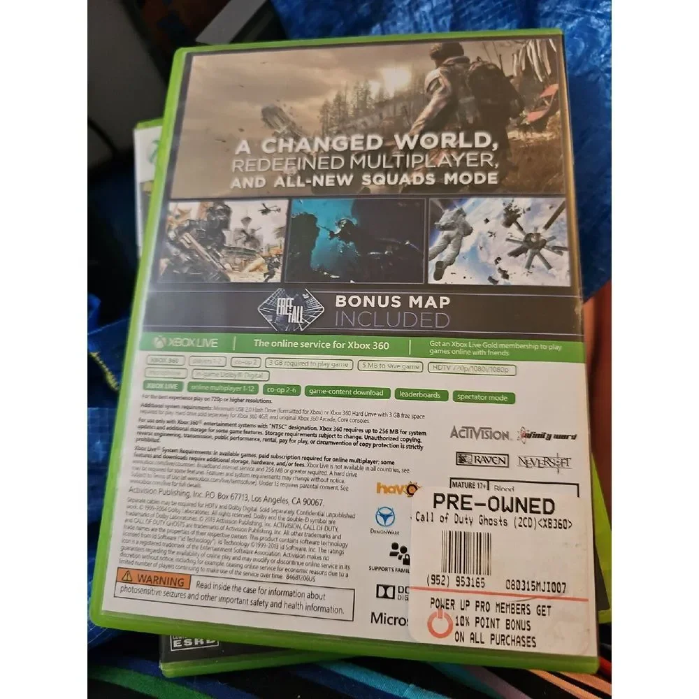Call of Duty: Ghosts (Microsoft Xbox 360, 2013)‎